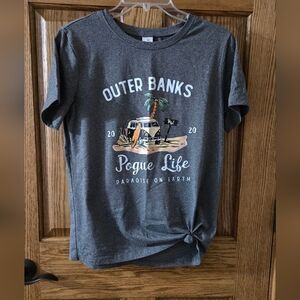 Gray Graphic Tee - Pogue Life